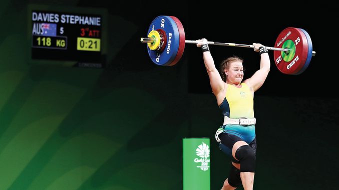Steph davies commonwealth games weightlifter