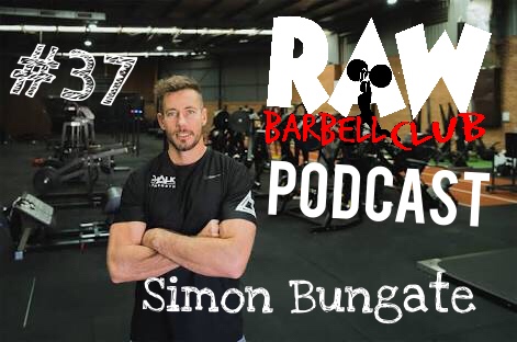 raw barbell club podcast simon bungate clean shred